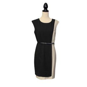 NWT Calvin Klein Colorblock Sheath Dress Sz 6